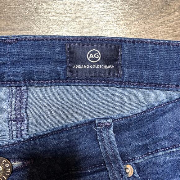 AG Adriano Goldschmied The Reagan Paneled Zippy Skinny Mid Rise Jeans Size 31R - Picture 9 of 10